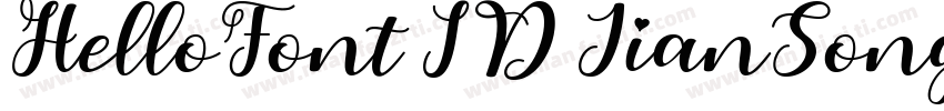HelloFont ID JianSong 85字体转换